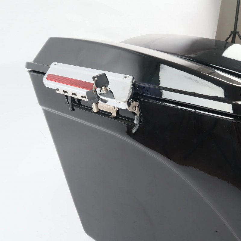 ABS Plastic Extend Motorcycle Saddlebag Assembly for  Touring 1993-2013 Hard Saddlebags